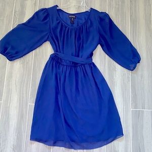 Blue dress